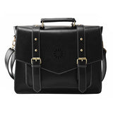 Womens Leather Handbag Briefcase Shoulder Bag