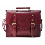 Womens Leather Handbag Briefcase Shoulder Bag