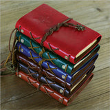 Vintage Leather Travelers Notebook traveler travel journal Kraft Paper planner sketchbook agenda 2017 diary book notebooks