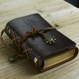 Vintage Leather Travelers Notebook traveler travel journal Kraft Paper planner sketchbook agenda 2017 diary book notebooks
