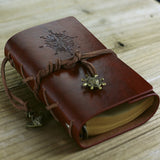 Vintage Leather Travelers Notebook traveler travel journal Kraft Paper planner sketchbook agenda 2017 diary book notebooks