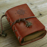 Vintage Leather Travelers Notebook traveler travel journal Kraft Paper planner sketchbook agenda 2017 diary book notebooks