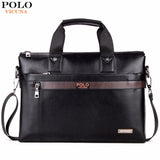 Business Mens Briefcase Bag Leather Laptop