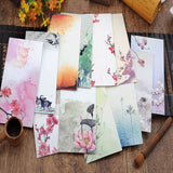 10 Pieces Letter Paper Postcards
