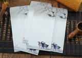10 Pieces Letter Paper Postcards