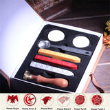 1 SET Retro Game of throne Badge Sealing Wax Stamp