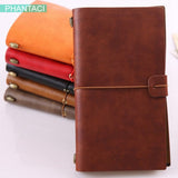 Vintage PU Leather Notebook Creative Retro Traveler's Paper Notebooks Diary Journal Sketchbook Planner Gift Stationery