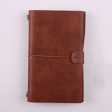 Vintage PU Leather Notebook Creative Retro Traveler's Paper Notebooks Diary Journal Sketchbook Planner Gift Stationery