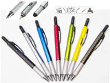 7 in 1 multifunction ballpoint pen w/stylus