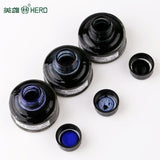 black blue red ink