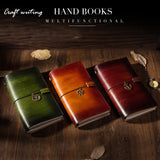 Vintage Genuine Leather Notebook Diary Travel Journal