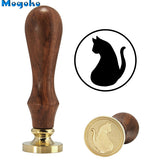 Brass Head Wooden Handle Stamp
