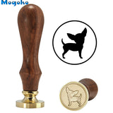 Brass Head Wooden Handle Stamp