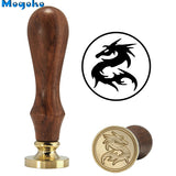 Brass Head Wooden Handle Stamp