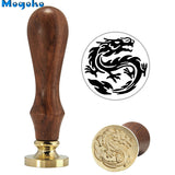 Brass Head Wooden Handle Stamp