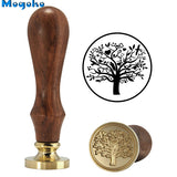 Brass Head Wooden Handle Stamp