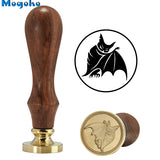 Brass Head Wooden Handle Stamp