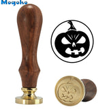 Brass Head Wooden Handle Stamp