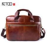 Genuine Leather laptop bag