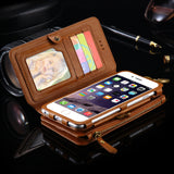 Luxury Leather Wallet Phone Bag Case For iPhone 6s 6  X 8 7