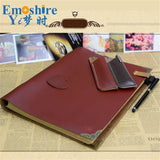 Emoshire Good Quality Leather Business Notepad
