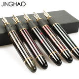 JINGHAO Luxury High Quality Metal Black Ink Fountain Pen