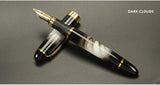 JINGHAO Luxury High Quality Metal Black Ink Fountain Pen