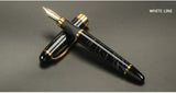 JINGHAO Luxury High Quality Metal Black Ink Fountain Pen