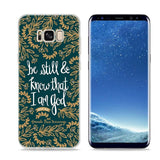 Bible verse Christian Style Clear Soft Phone Cases For Samsung Galaxy S9 S8 Plus S7 S6 S5 S