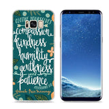 Bible verse Christian Style Clear Soft Phone Cases For Samsung Galaxy S9 S8 Plus S7 S6 S5 S