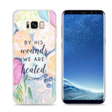 Bible verse Christian Style Clear Soft Phone Cases For Samsung Galaxy S9 S8 Plus S7 S6 S5 S