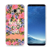 Bible verse Christian Style Clear Soft Phone Cases For Samsung Galaxy S9 S8 Plus S7 S6 S5 S