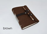 Handmade Vintage Felt Fabric Bullet Journal