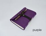 Handmade Vintage Felt Fabric Bullet Journal