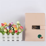 Leather Notebook Diary With Lock