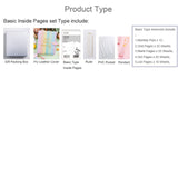 rainbow spiral binder notebook