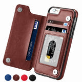 Phone Case For iPhone X 10 8 8 Plus Leather Flip Wallet