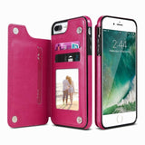 Phone Case For iPhone X 10 8 8 Plus Leather Flip Wallet