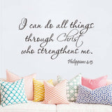 CHRISTIAN home decal wall sticker