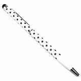 (1Pcs/sell) Pure Color Wave Point Ballpoint Pens Stationery Ballpen Stylus Pen Touch Pen Oily Black Refill Ball Point Pen 0.7mm