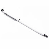 (1Pcs/sell) Pure Color Wave Point Ballpoint Pens Stationery Ballpen Stylus Pen Touch Pen Oily Black Refill Ball Point Pen 0.7mm