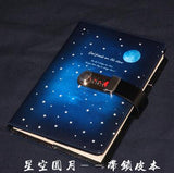 Faux Leather Diary Notebook/ Lock