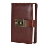 A7 Pocket Notebooks Journals Planner Agenda Diary Book with Password Lock Office Supplies Creative Stationery for Students