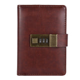 A7 Pocket Notebooks Journals Planner Agenda Diary Book with Password Lock Office Supplies Creative Stationery for Students