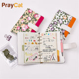 Bullet Journal Dotted Leather Spiral Binde Notebook