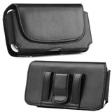 Flip Magnetic Wallet Leather Belt Clip Pouch for iPhones