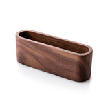 Wooden business card holders for desk