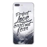 Christian Phone Case for Apple iPhone 10 X 8 7 6 6s Plus 5 5S SE 5C 4 4S Coque Shell