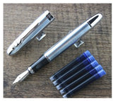 Marble Blue Gold Fountain Pen