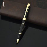 Luxury Brand Black Metal Pump Fountain Pen